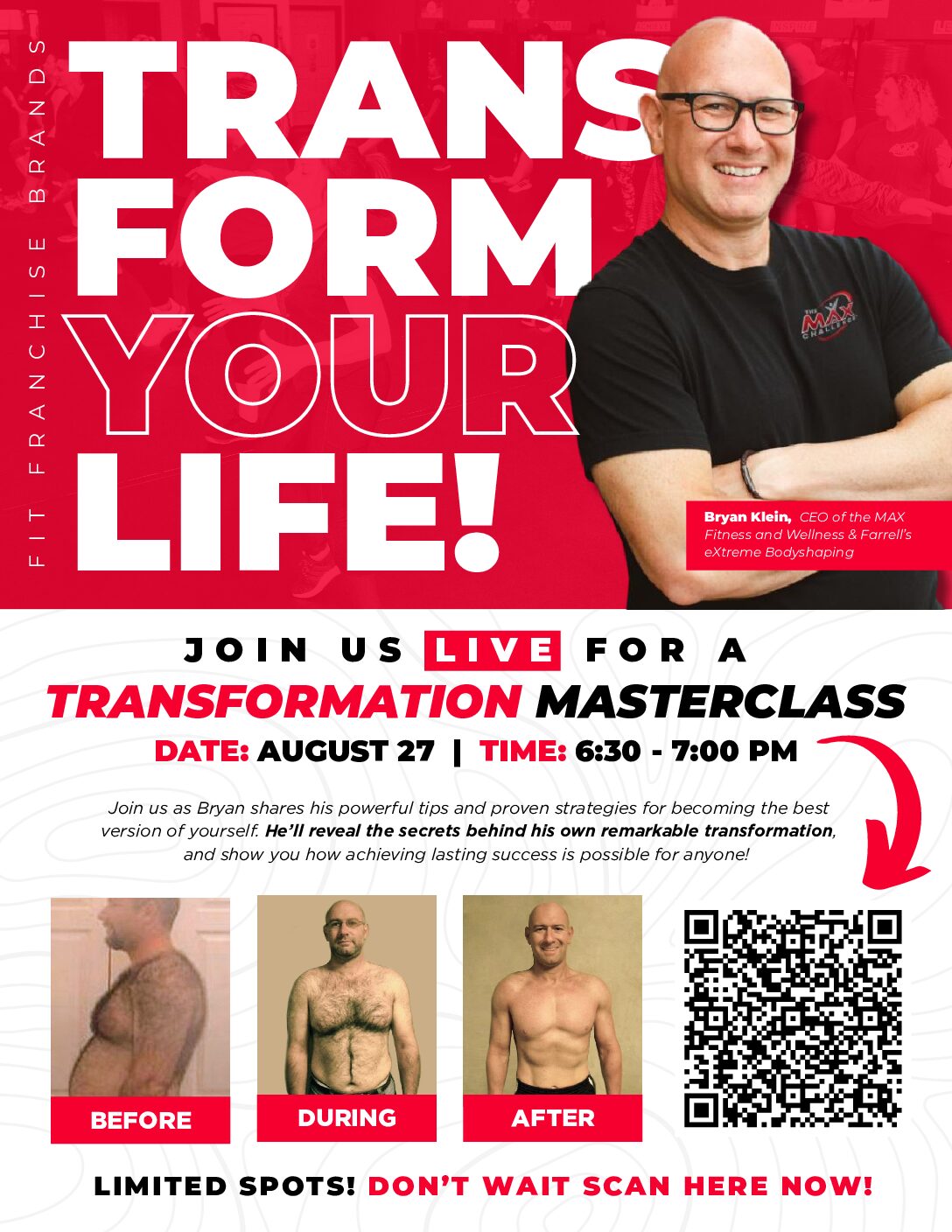 Bryan Klein Hosts Live Masterclass for the First Time in Years